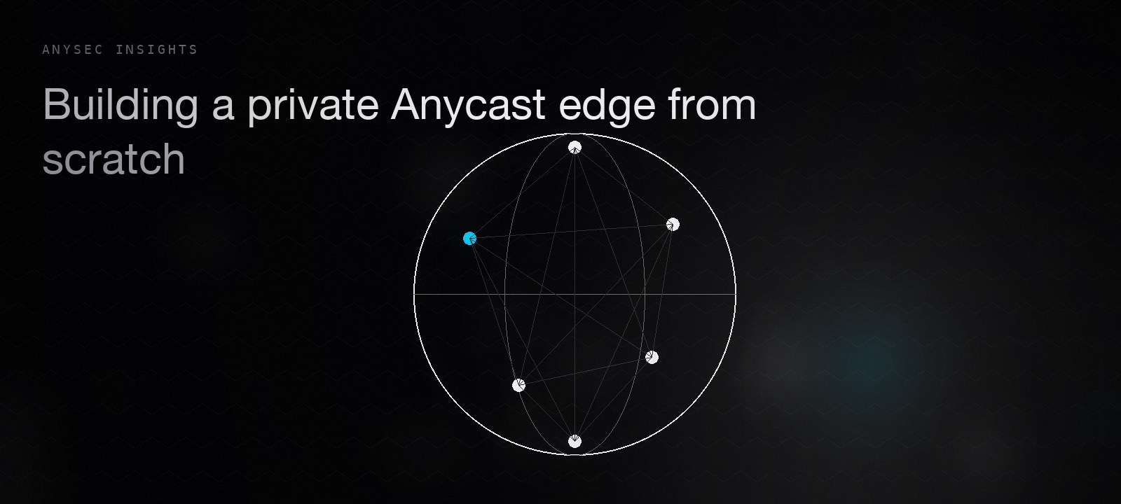 Building a private Anycast edge from scratch