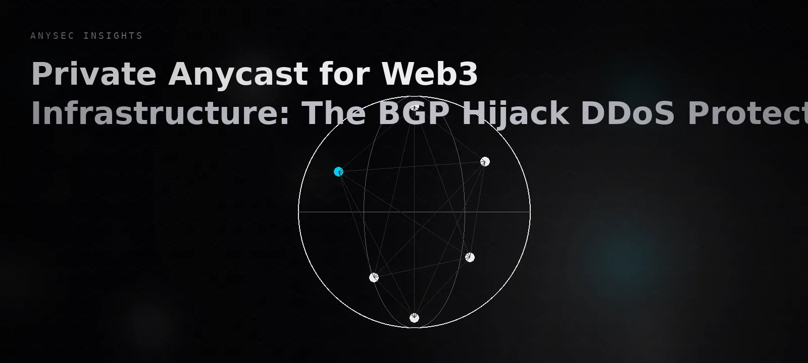 Private Anycast for Web3 Infrastructure: The BGP Hijack DDoS Protection Misses