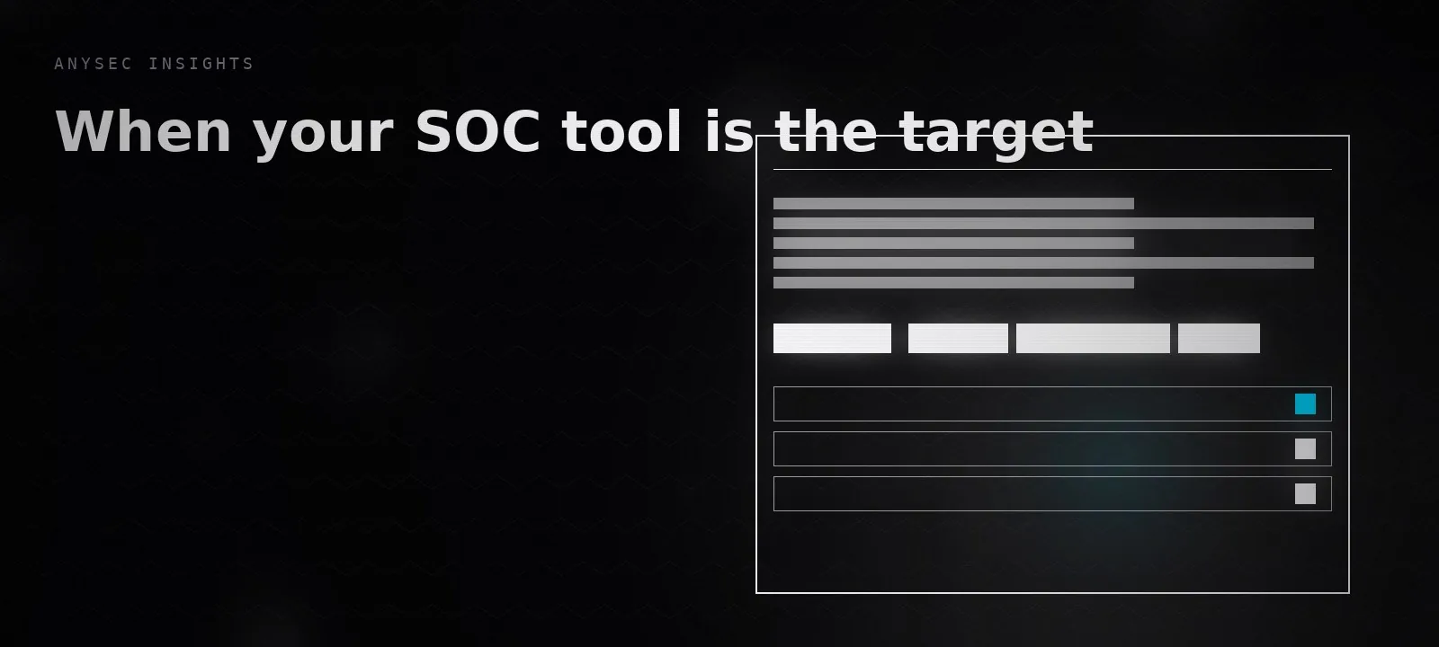 When your SOC tool is the target: CVE-2026-20253