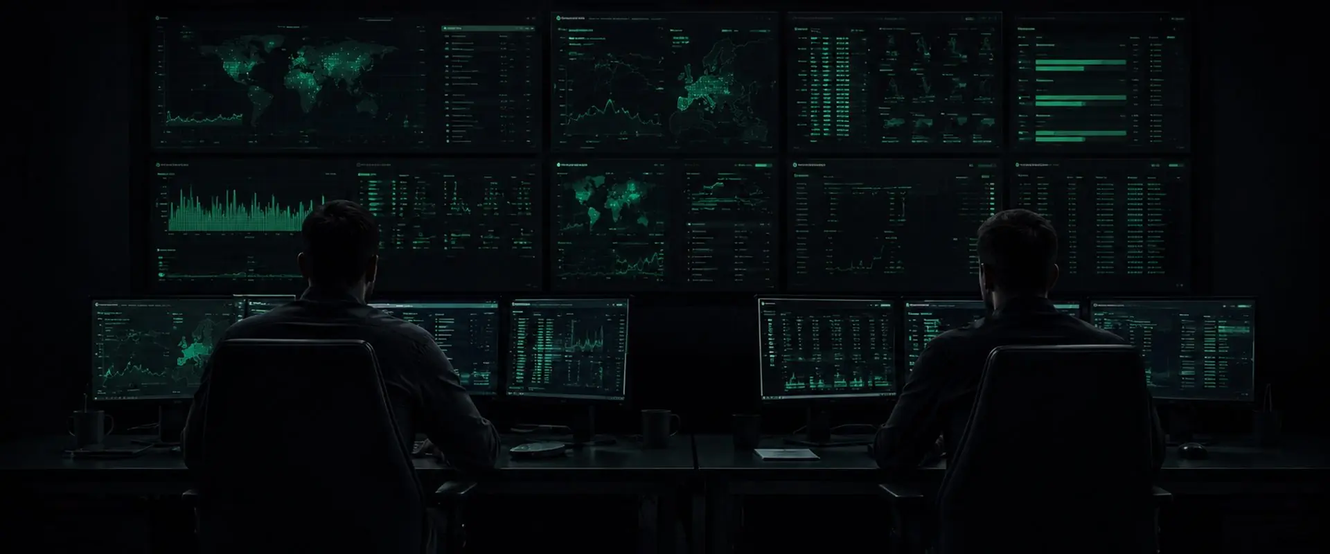 Attack-surface map rendered on a security analyst's screen